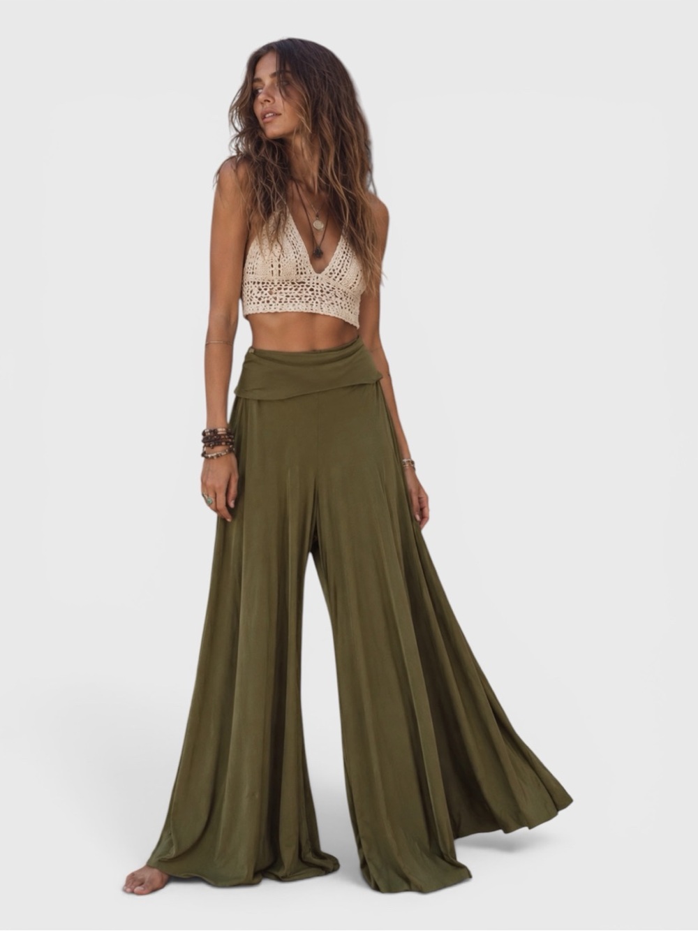 510 NEW! B by Donna M Green Wide Leg Palazzo Pants